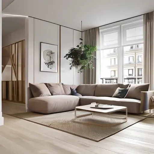 Идеи для дизайна квартиры в мягких природных оттенках