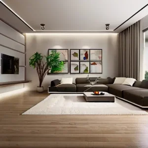 Идеи для современного и аккуратного оформления гостиной