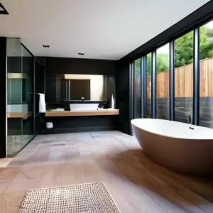 Идеи для современной ванной комнаты с практичной сантехникой