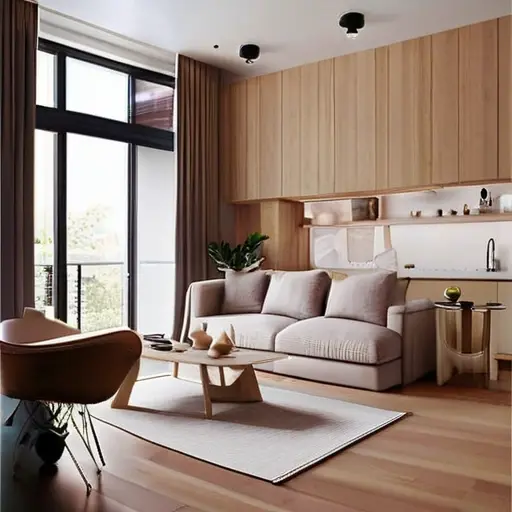 Идеи для современного дизайна квартиры в природных оттенках